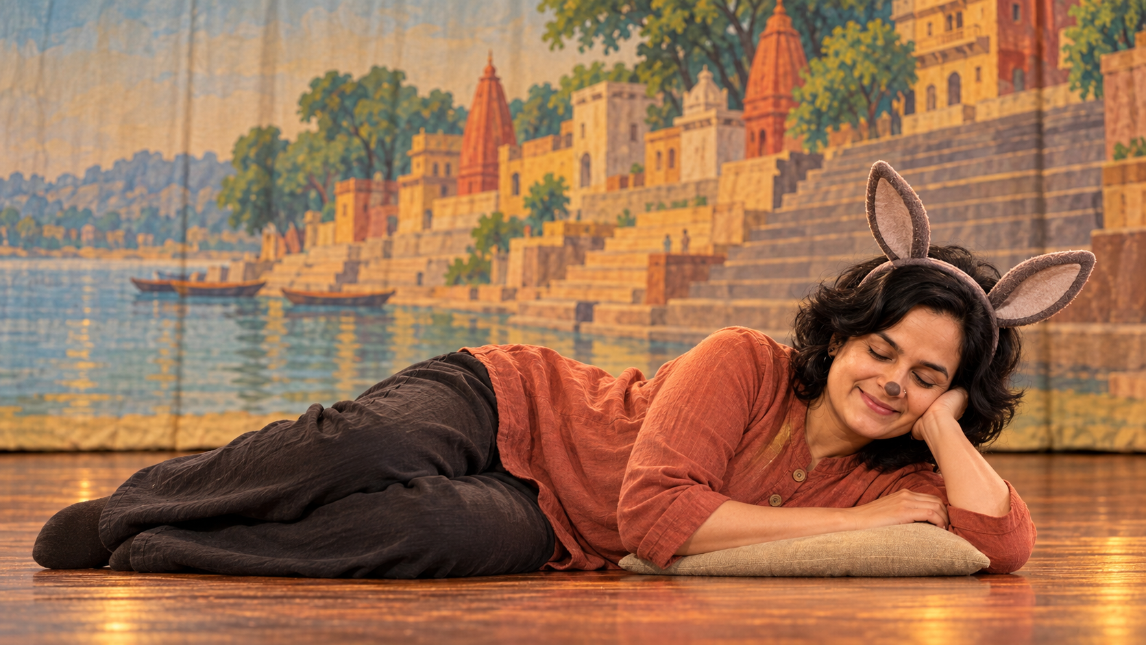 Storyteller Rohini Vij performing story in melbourne book week