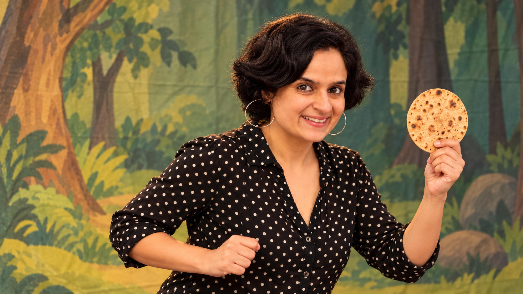 Storyteller Rohini Vij performing story theatre in melbourne school incursion